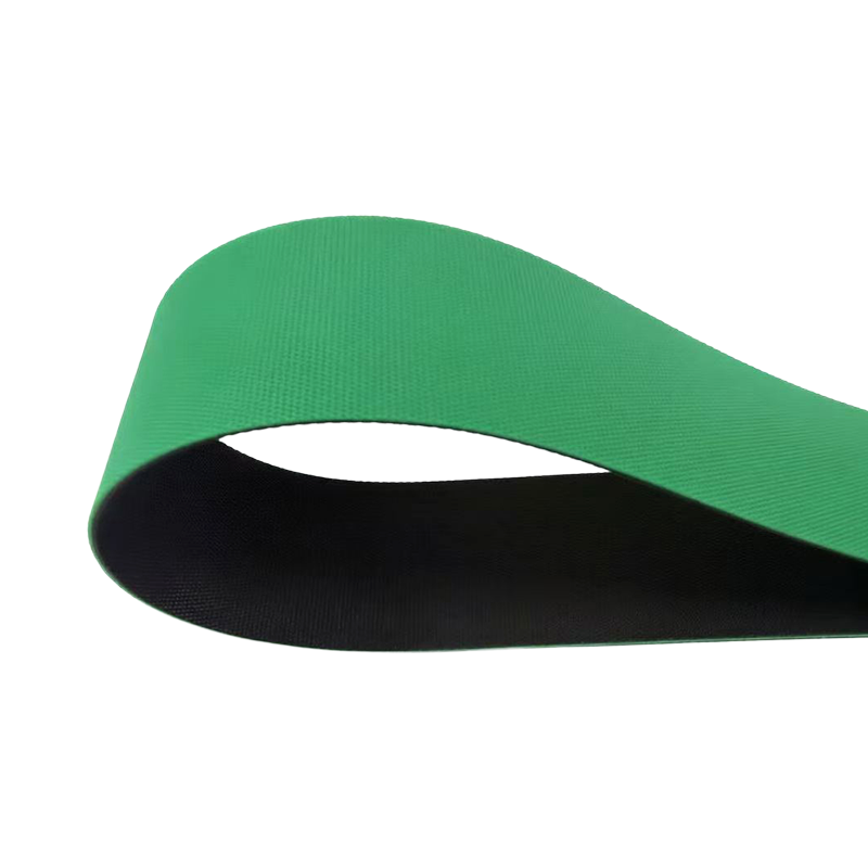MAB-02 Green-Black Elastic Belts with Fabric-Texture Finish