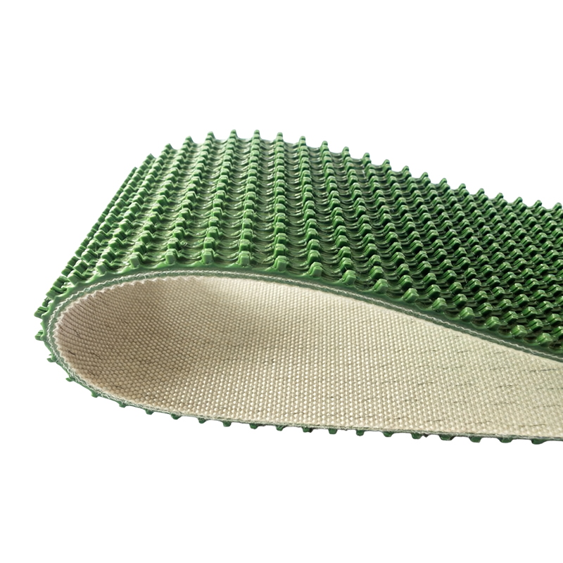 PB-G50/D Green PVC Conveyor Belt with Grass Pattern